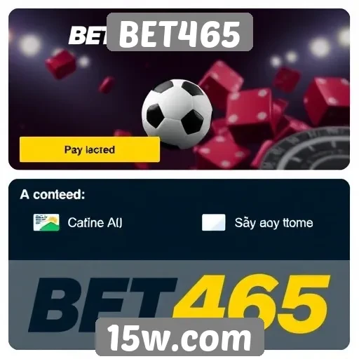 Recursos de pagamento disponíveis no BET465