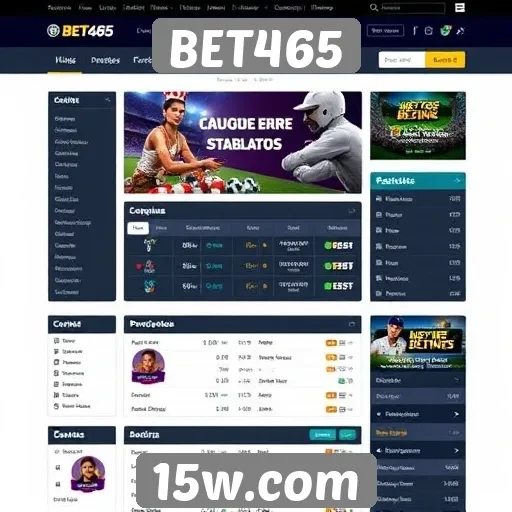 Análise da interface do usuário no site BET465